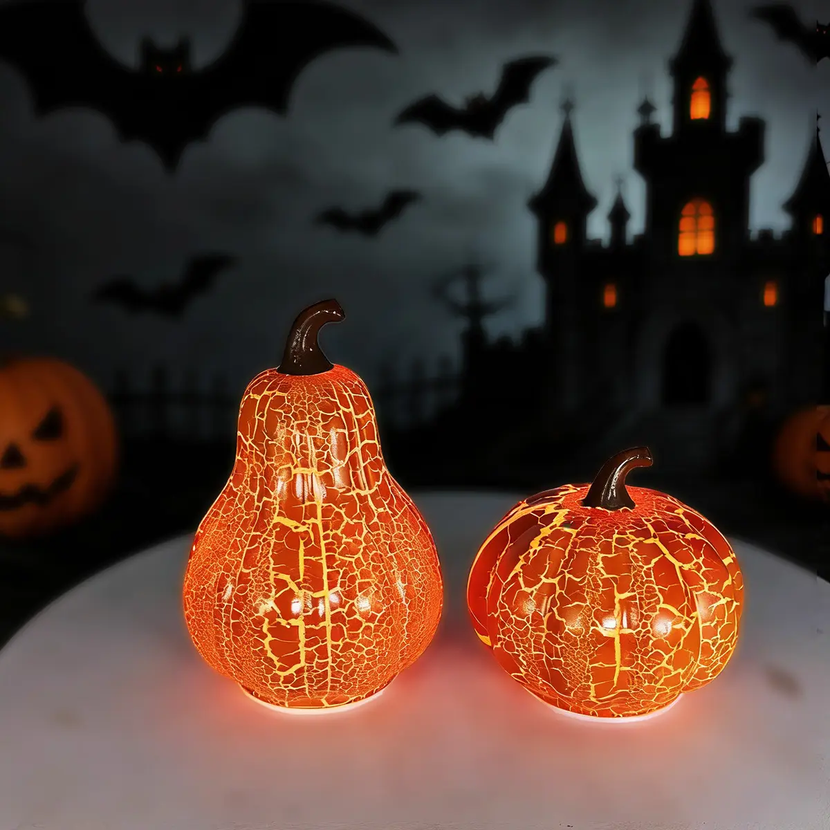 LED Crack Simulation Pumpkin Light