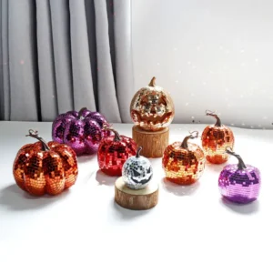 Disco Ball Pumpkin